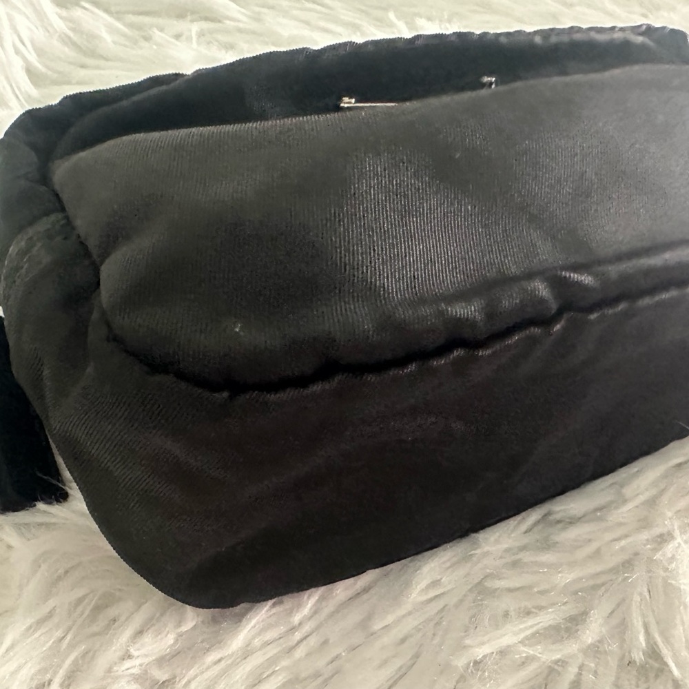 PRADA Nylon Logo Black Mini Zipper Pouch Case Bag - Picture 6 of 12